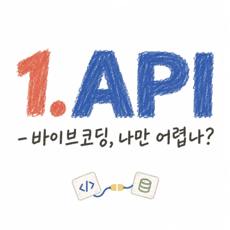 바이브 코딩 API란 무엇인가 썸네일