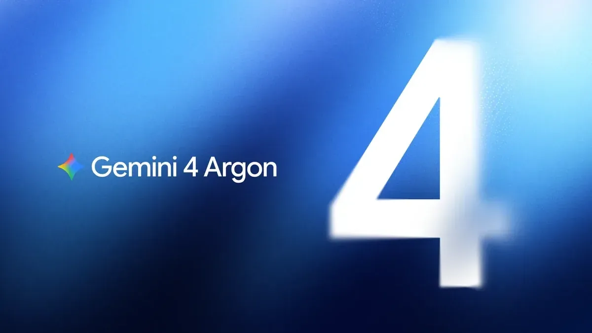 구글 공식 블로그의 Gemini 4 Argon 대표 이미지